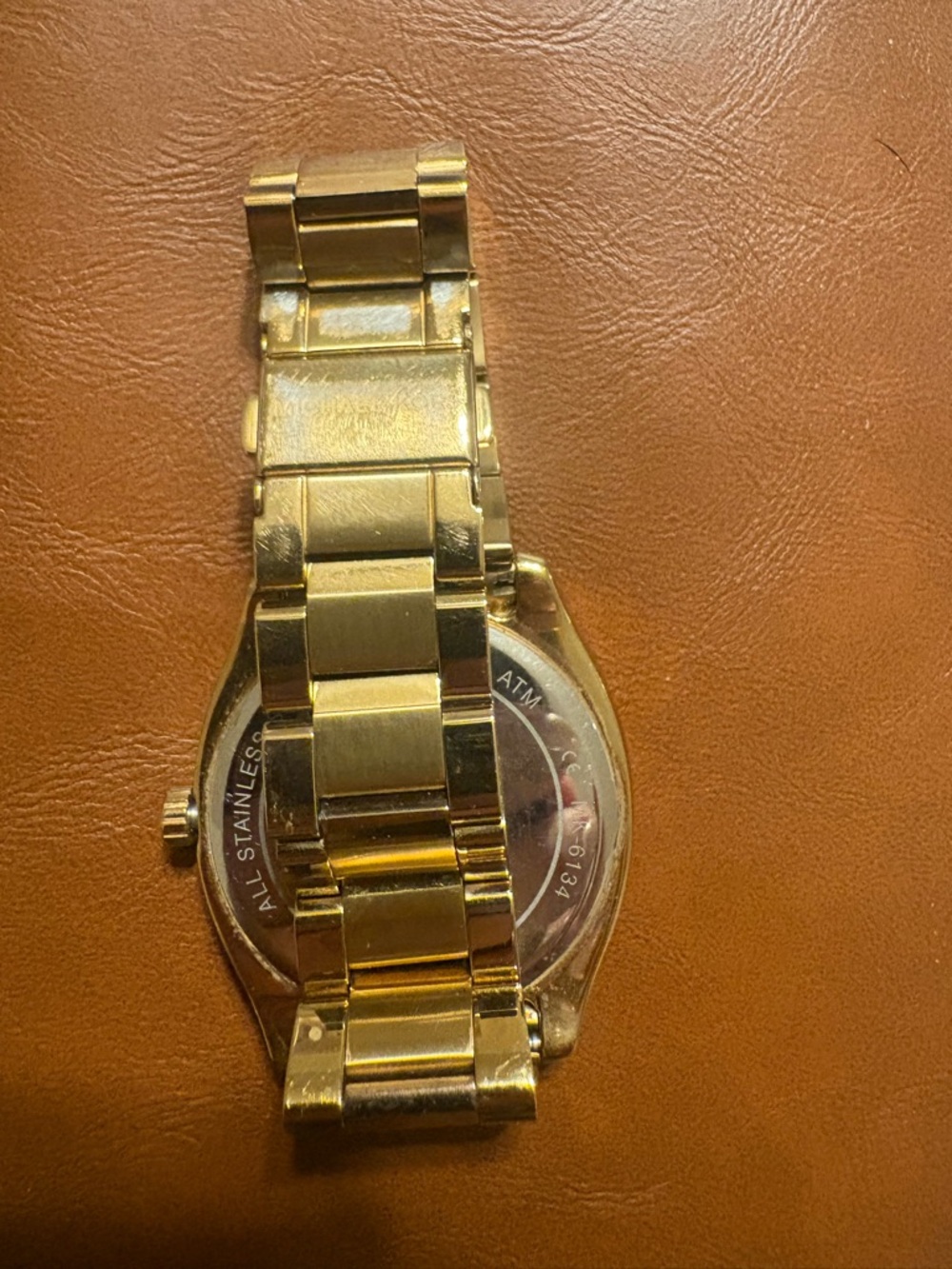 Michael Kors Gold-tone Crystal Accent Round Dial Bracelet Watch - Picture 5 of 6